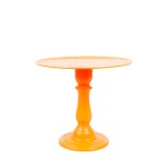 Suporte Redondo Laranja  Neon Alto 